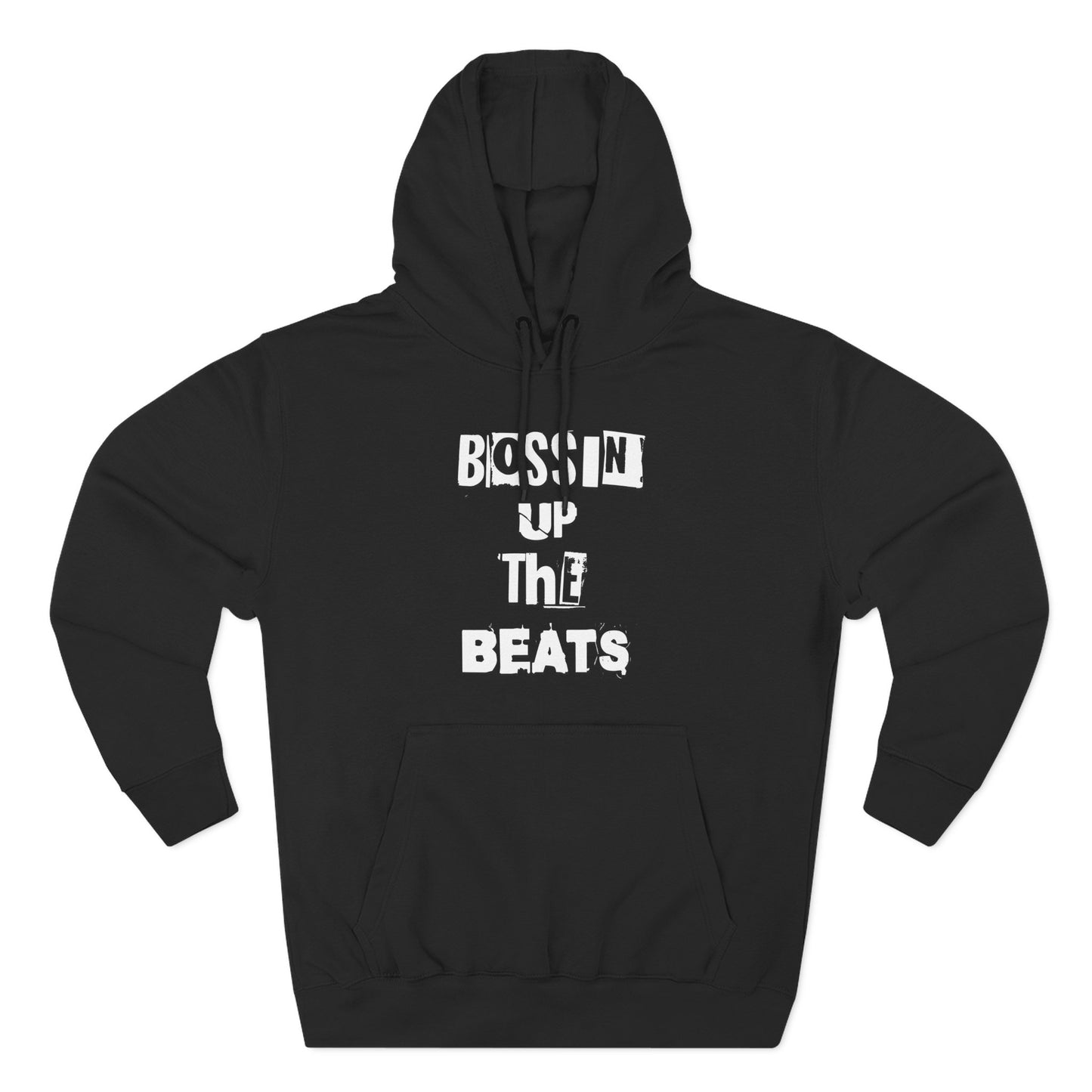 Bossin' Up The Beats Inspired Fleece Hoodie - Comfortable Music Lover's Apparel, Cozy Gift for Musicians