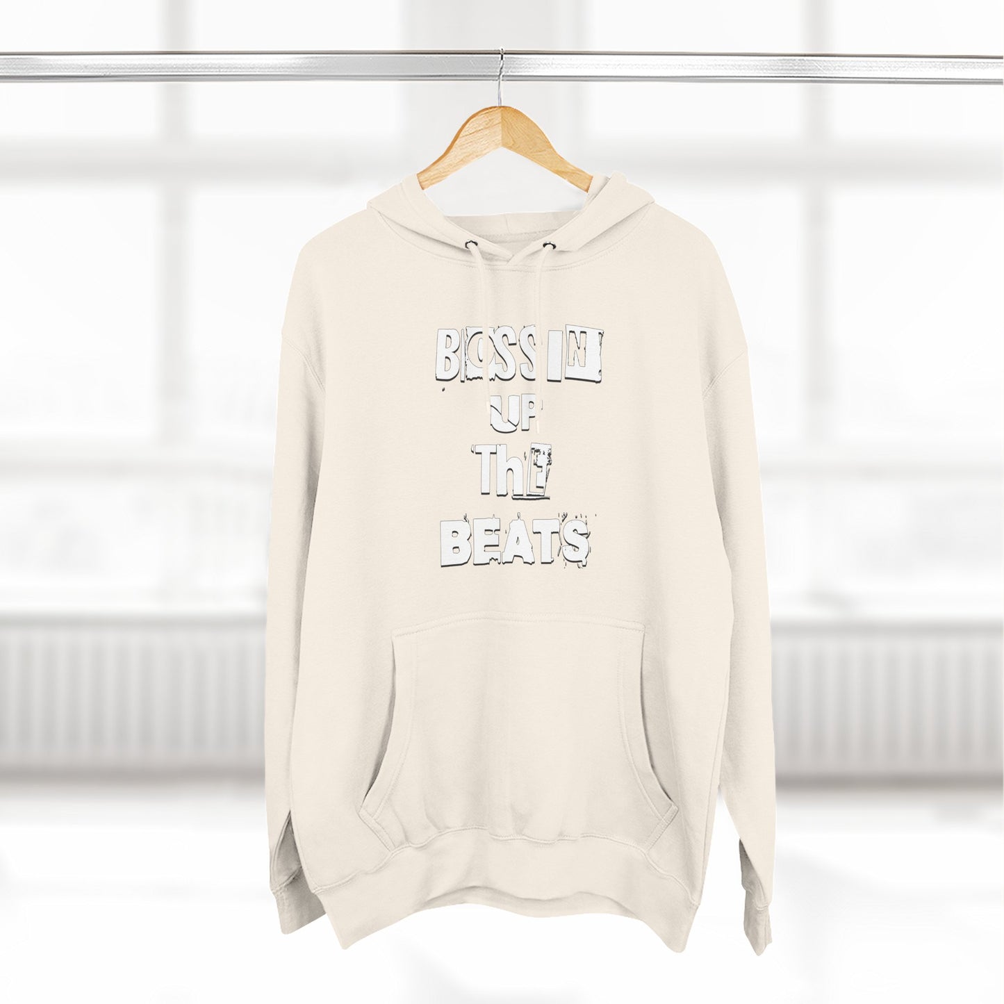 Bossin' Up The Beats Inspired Fleece Hoodie - Comfortable Music Lover's Apparel, Cozy Gift for Musicians