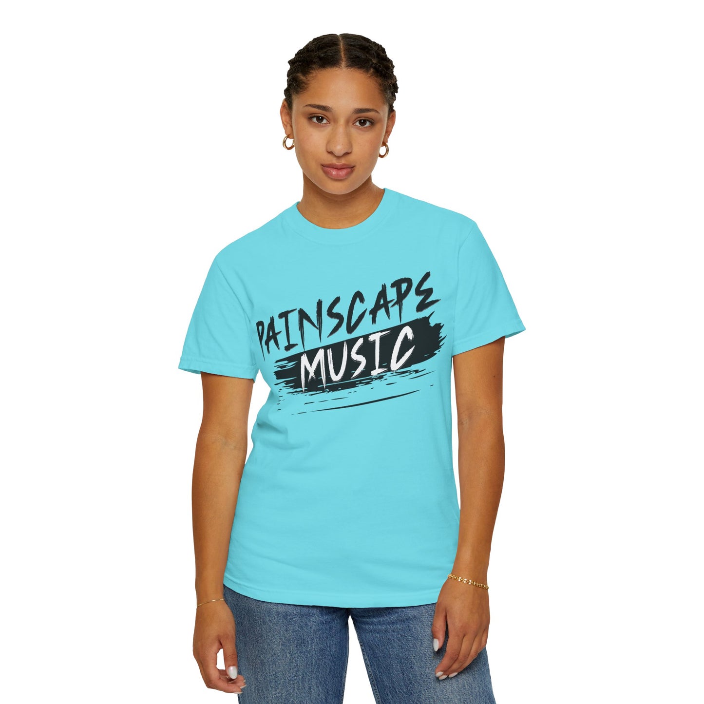 Painscape Music Unisex Garment-Dyed T-Shirt, Painscape Music Tee, Casual Wear, Concert Outfit, Gift for Musicians, Music Lover Apparel