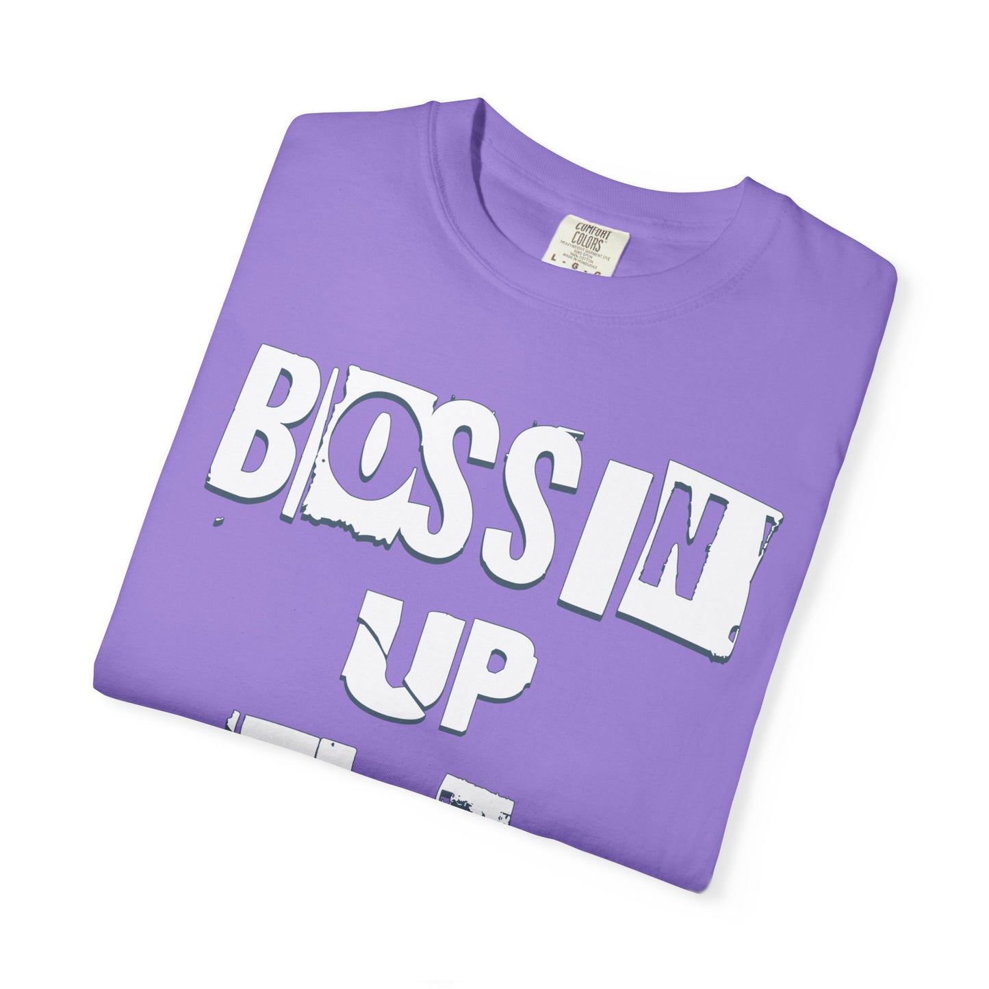 Bossin' Up the Beats Unisex Garment-Dyed T-Shirt - Perfect for Music Lovers, Gift for DJs, Concerts, Festival Wear, Casual Style