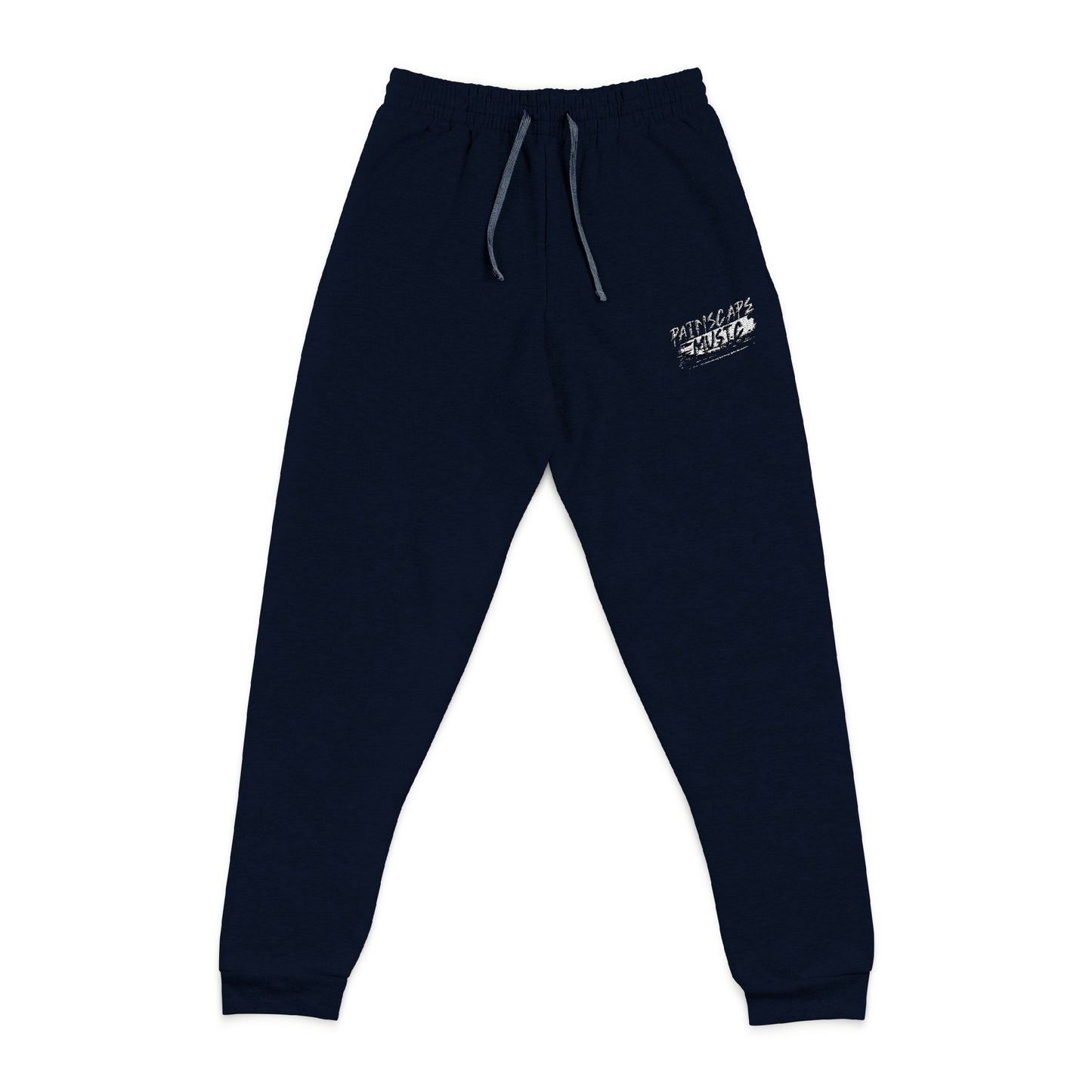 Painscape Music Embroidered Dark Heather Joggers