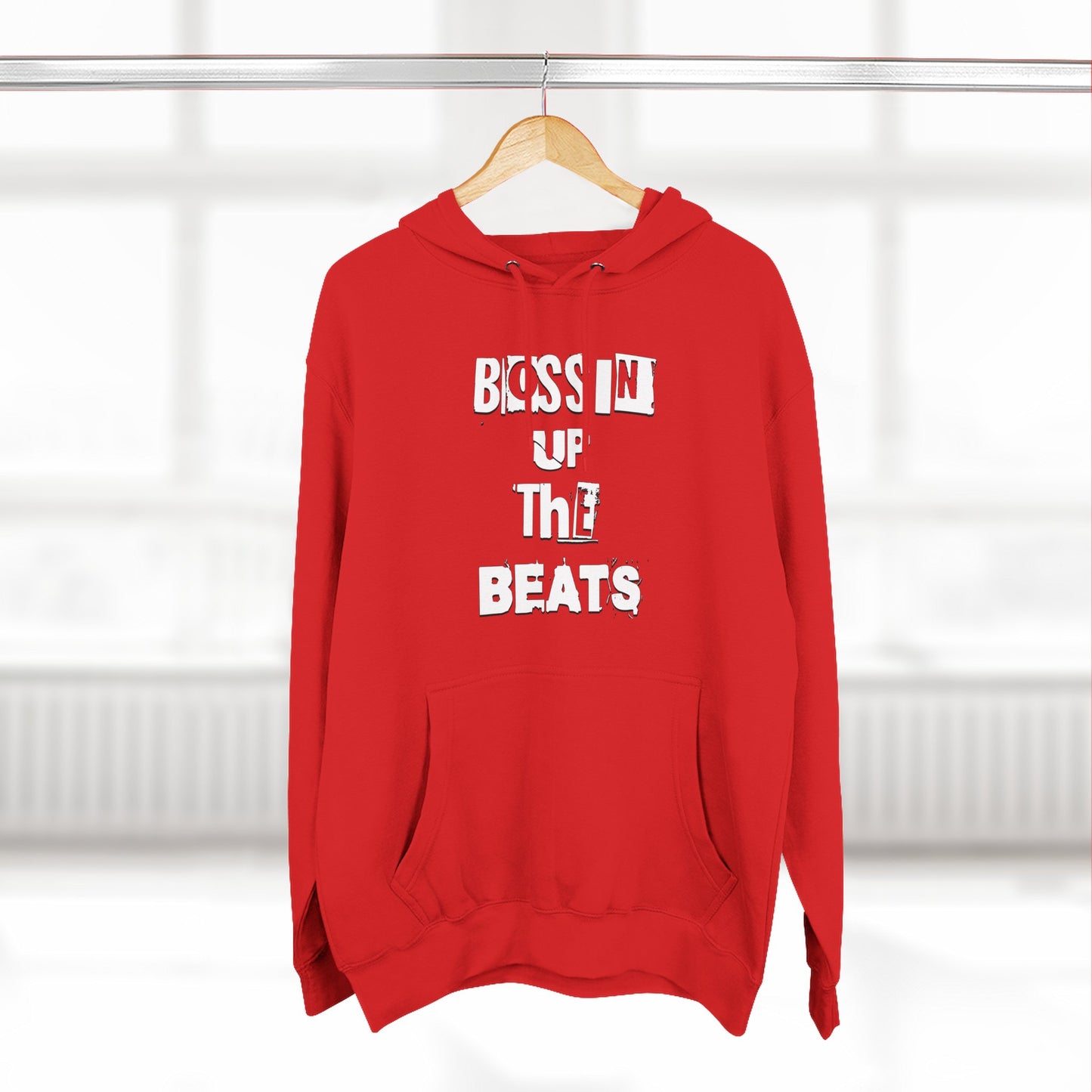 Bossin' Up The Beats Inspired Fleece Hoodie - Comfortable Music Lover's Apparel, Cozy Gift for Musicians