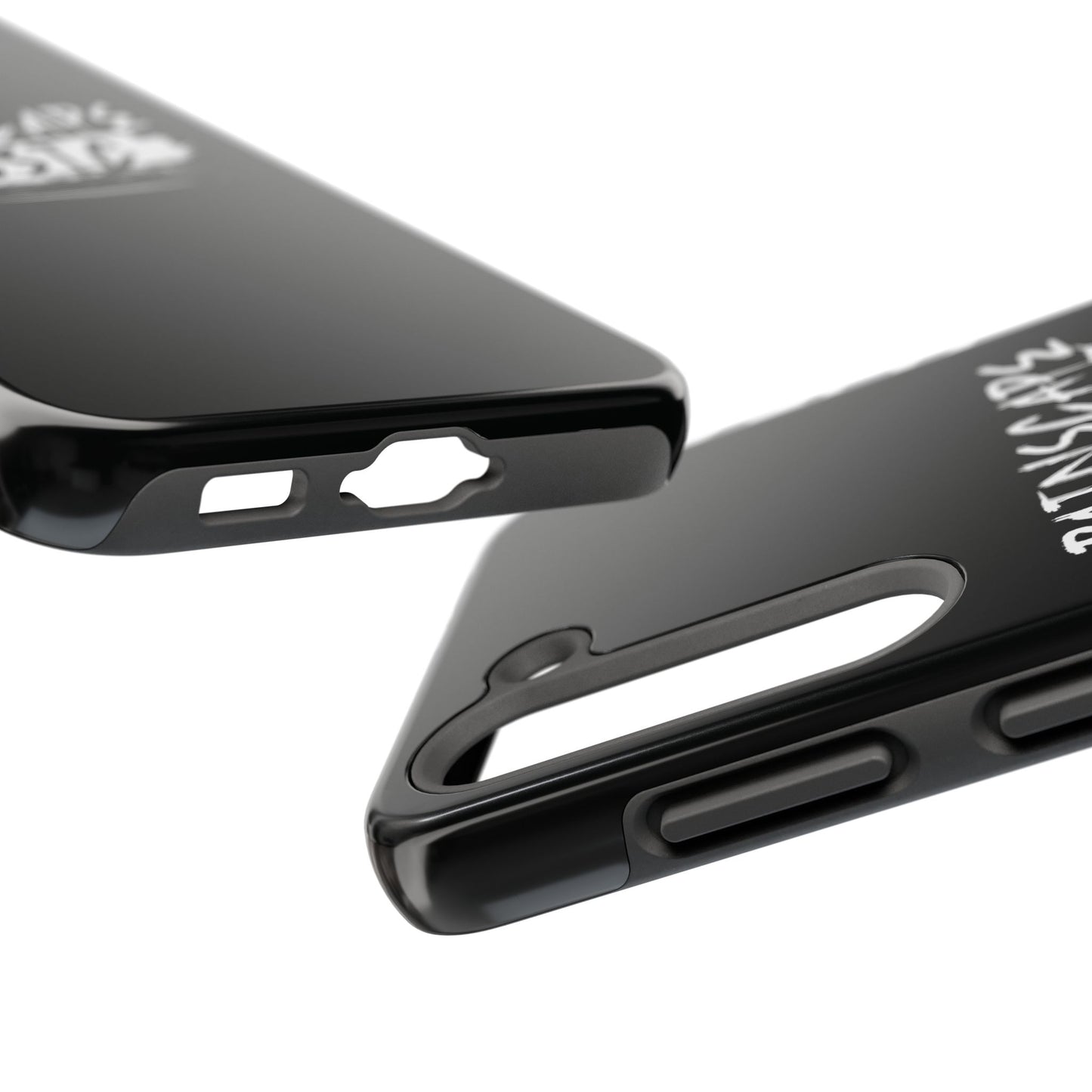 Tough Phone Case — "Painscape Music" Black Protective Phone Cover