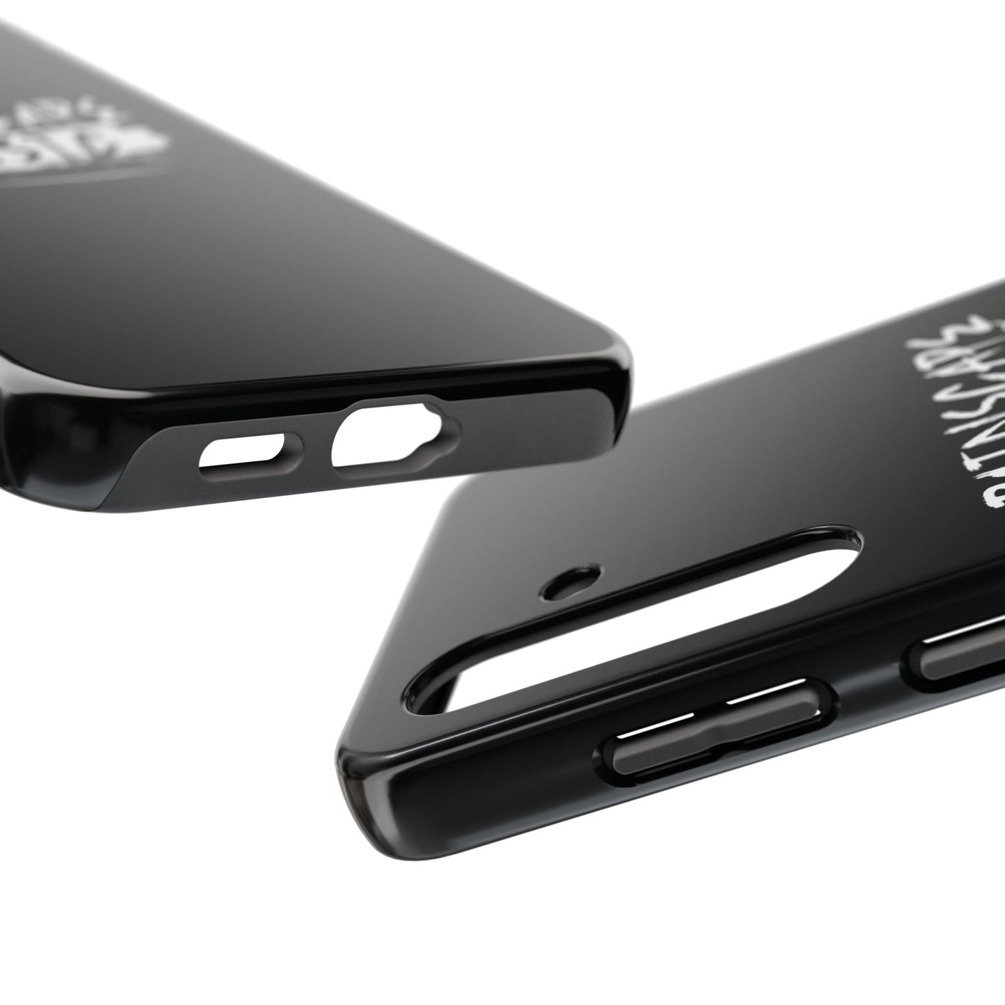 Tough Phone Case — "Painscape Music" Black Protective Phone Cover