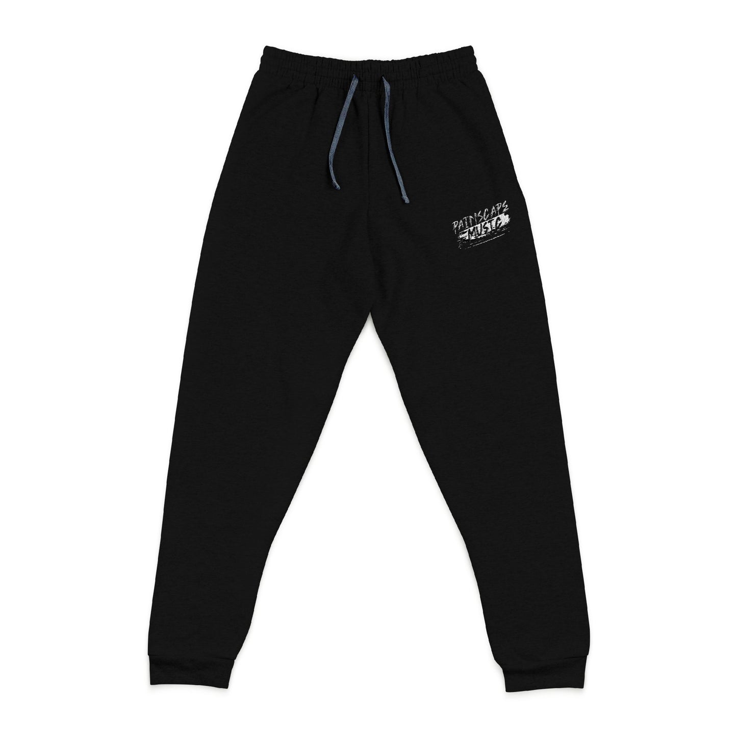Painscape Music Embroidered Dark Heather Joggers