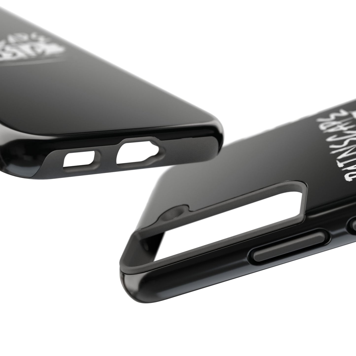 Tough Phone Case — "Painscape Music" Black Protective Phone Cover