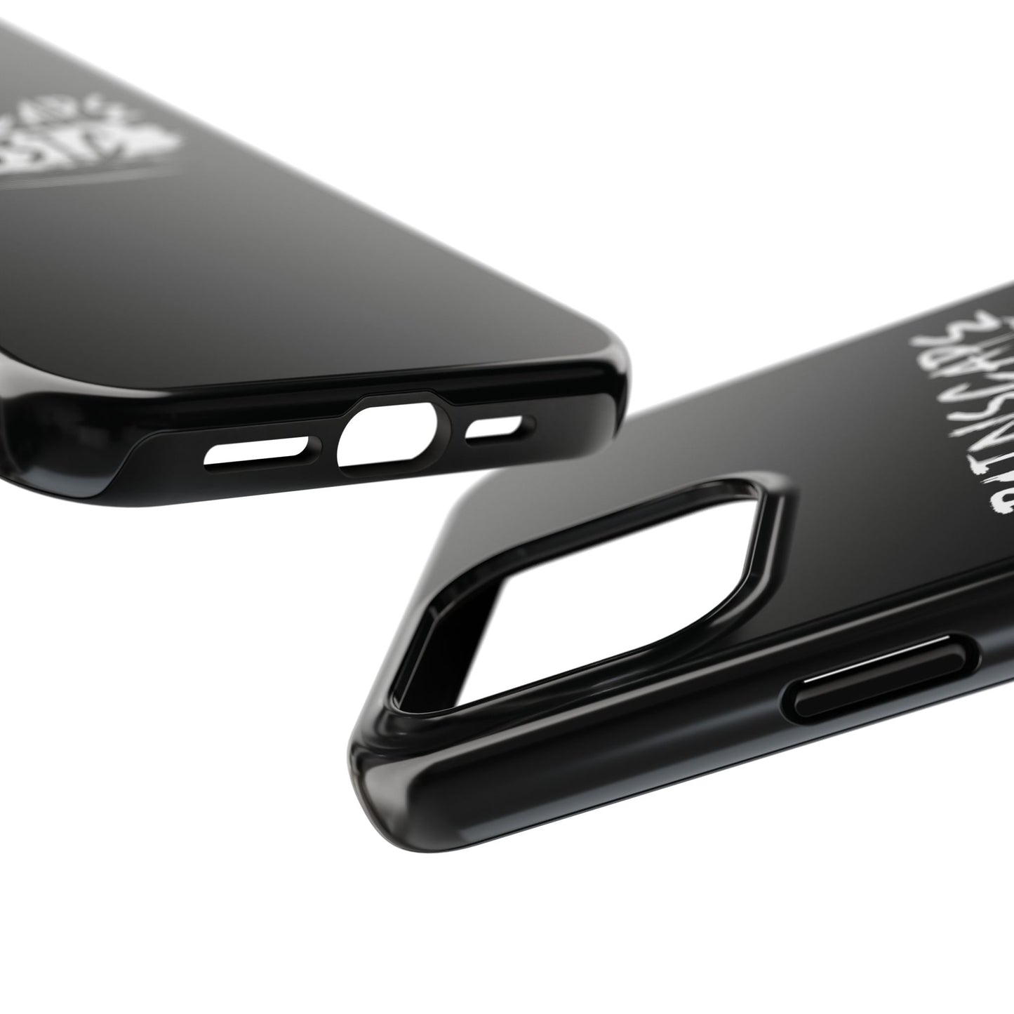 Tough Phone Case — "Painscape Music" Black Protective Phone Cover