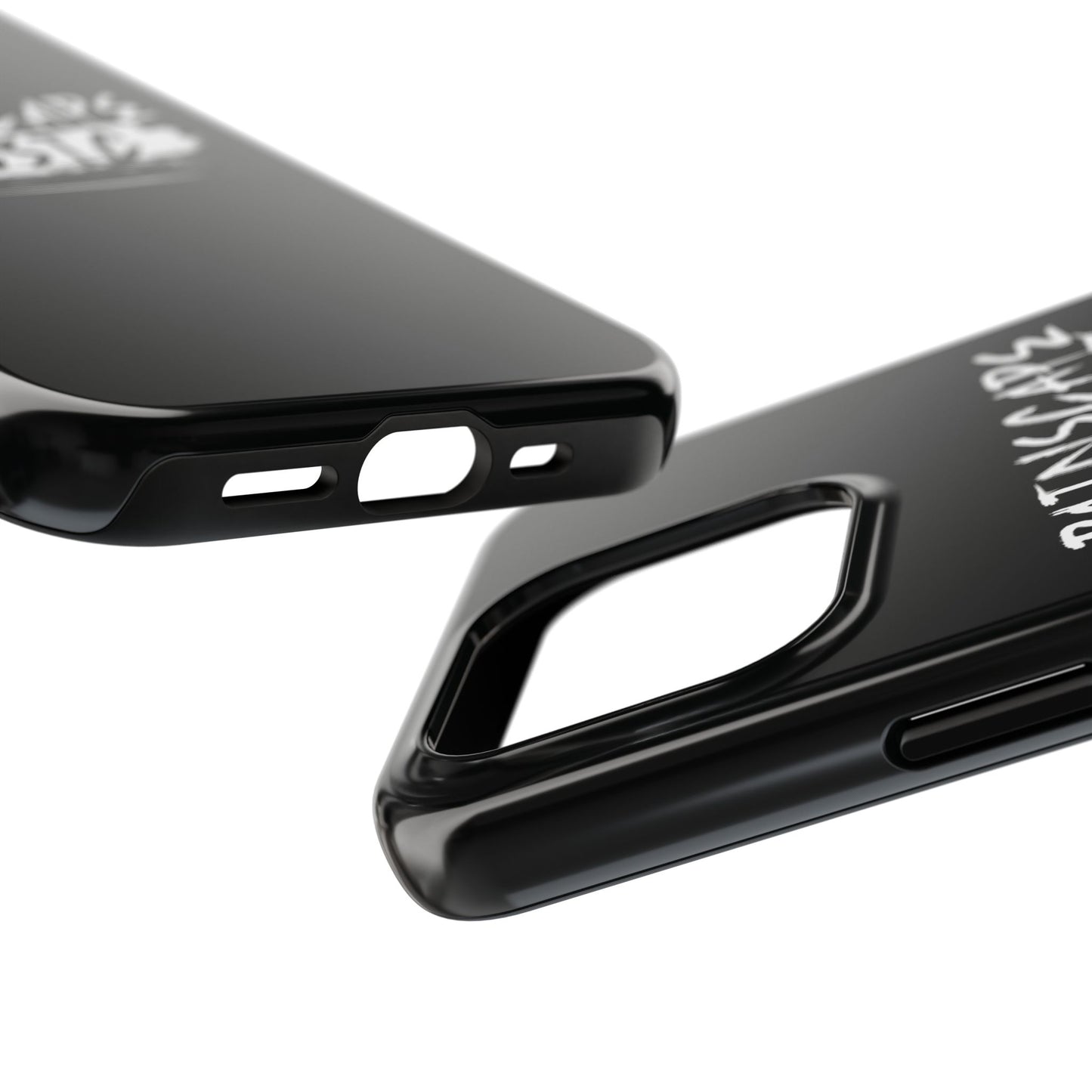 Tough Phone Case — "Painscape Music" Black Protective Phone Cover